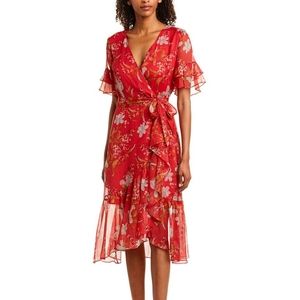 NWT Vince Camuto faux wrap dess size 2